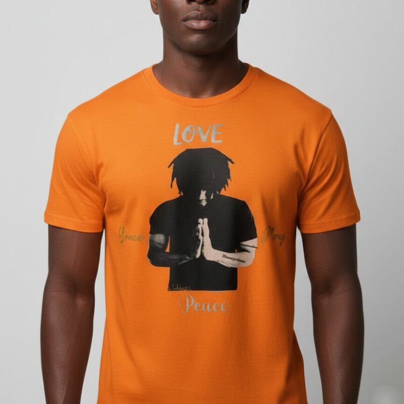 peace pray love tee – 2 john 1:3 scripture