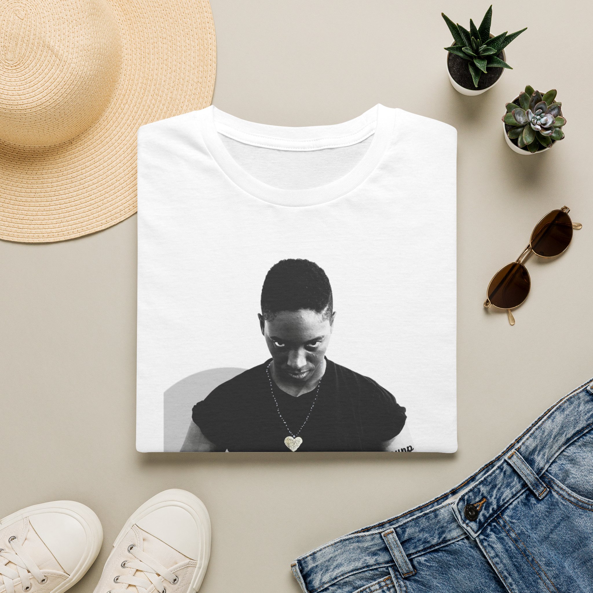 prayer pose t shirt — black & white inspirational graphic tee prayer pose t shirt — black & white inspirational graphic tee