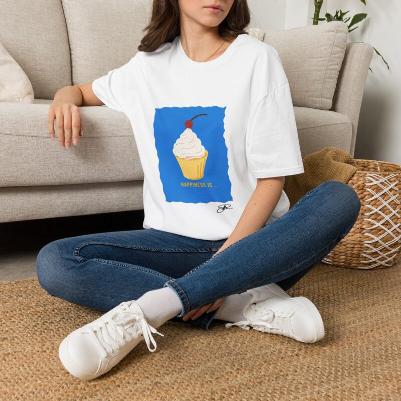 ice cream cone t shirt — whimsical soft serve graphic tee with cherry