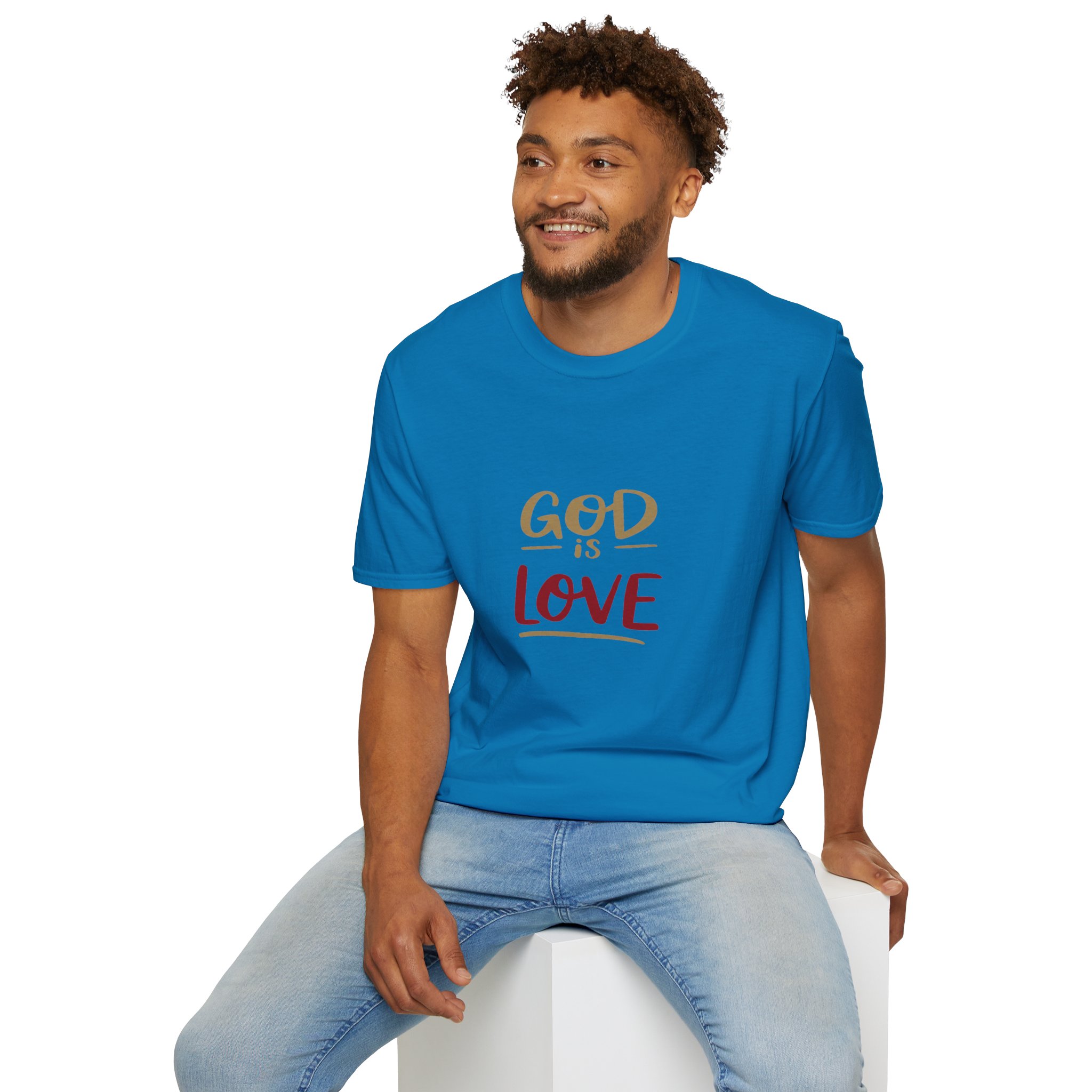 t shirt — “god is love” inspirational faith tee t shirt — “god is love” inspirational faith tee