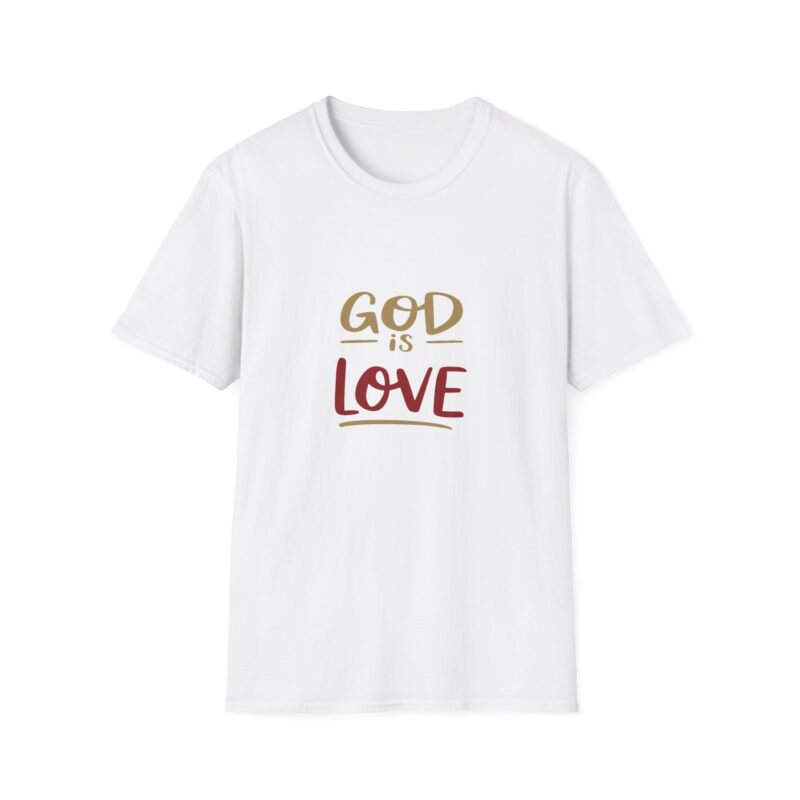 t shirt — “god is love” inspirational faith tee