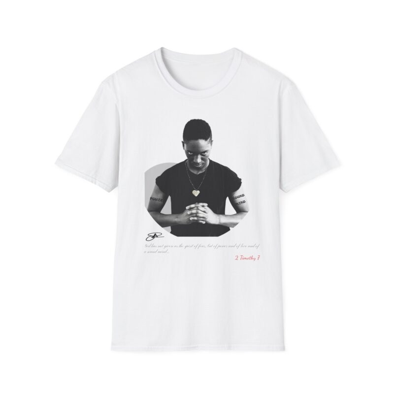 prayer pose t shirt — black & white inspirational graphic tee