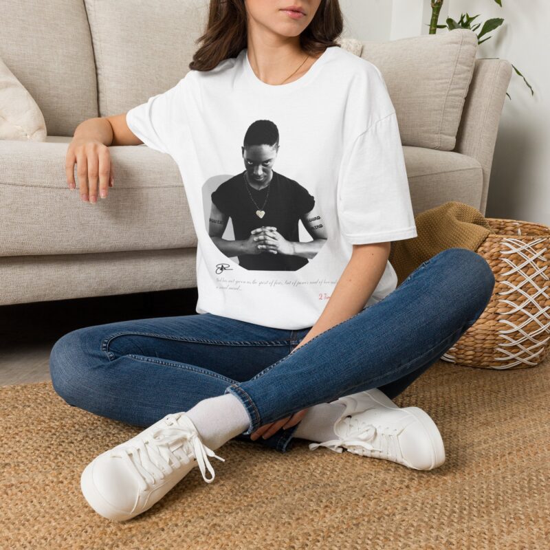 prayer pose t shirt — black & white inspirational graphic tee prayer pose t shirt — black & white inspirational graphic tee