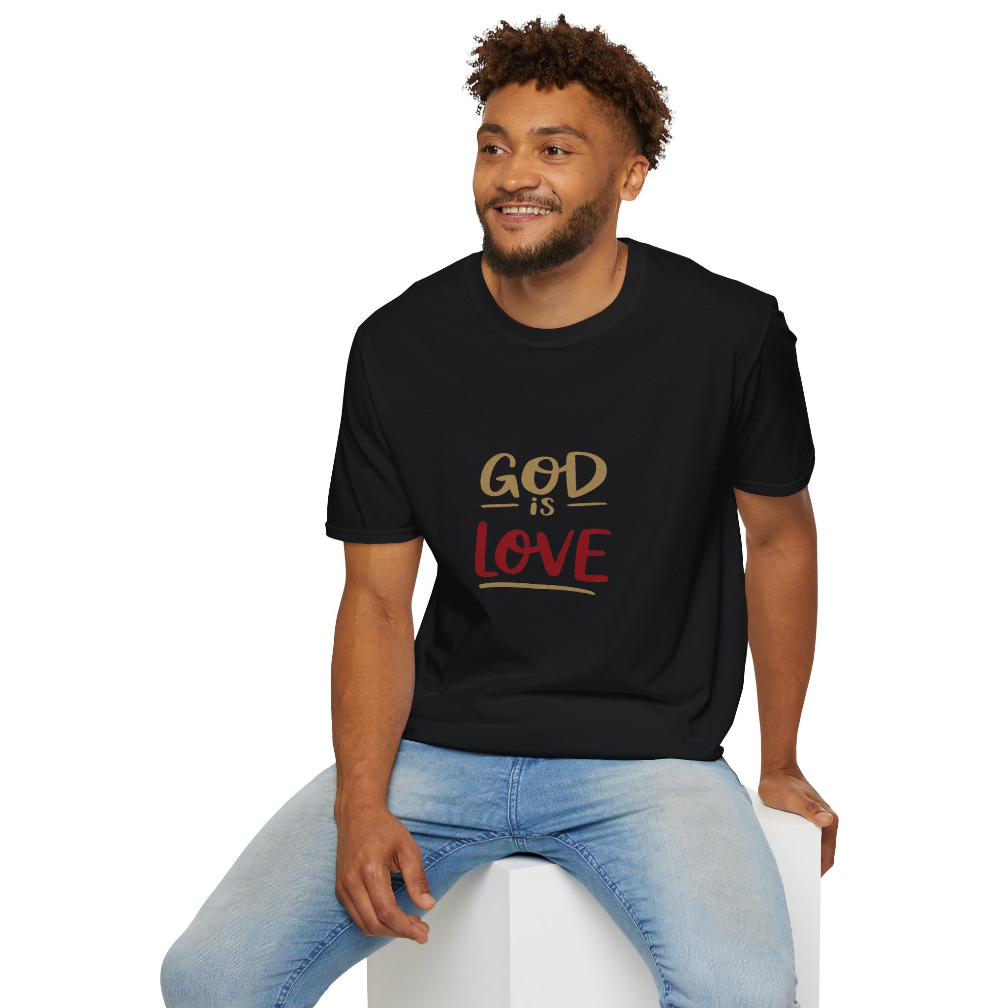 t shirt — “god is love” inspirational faith tee t shirt — “god is love” inspirational faith tee