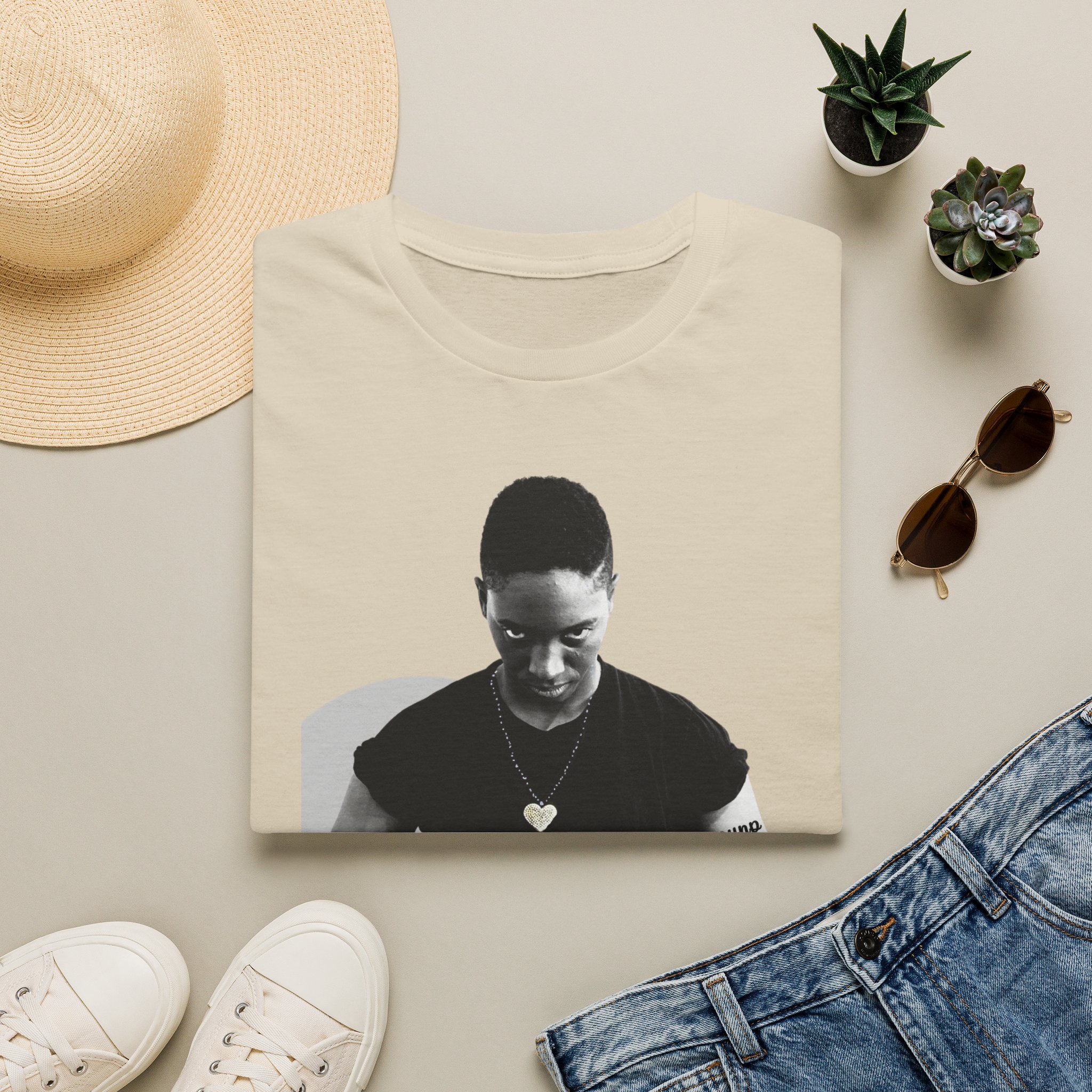 prayer pose t shirt — black & white inspirational graphic tee prayer pose t shirt — black & white inspirational graphic tee