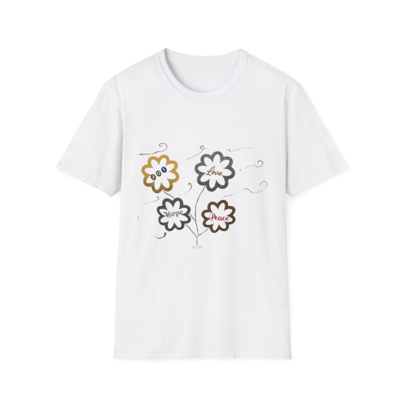 daisy love flower graphic t shirt