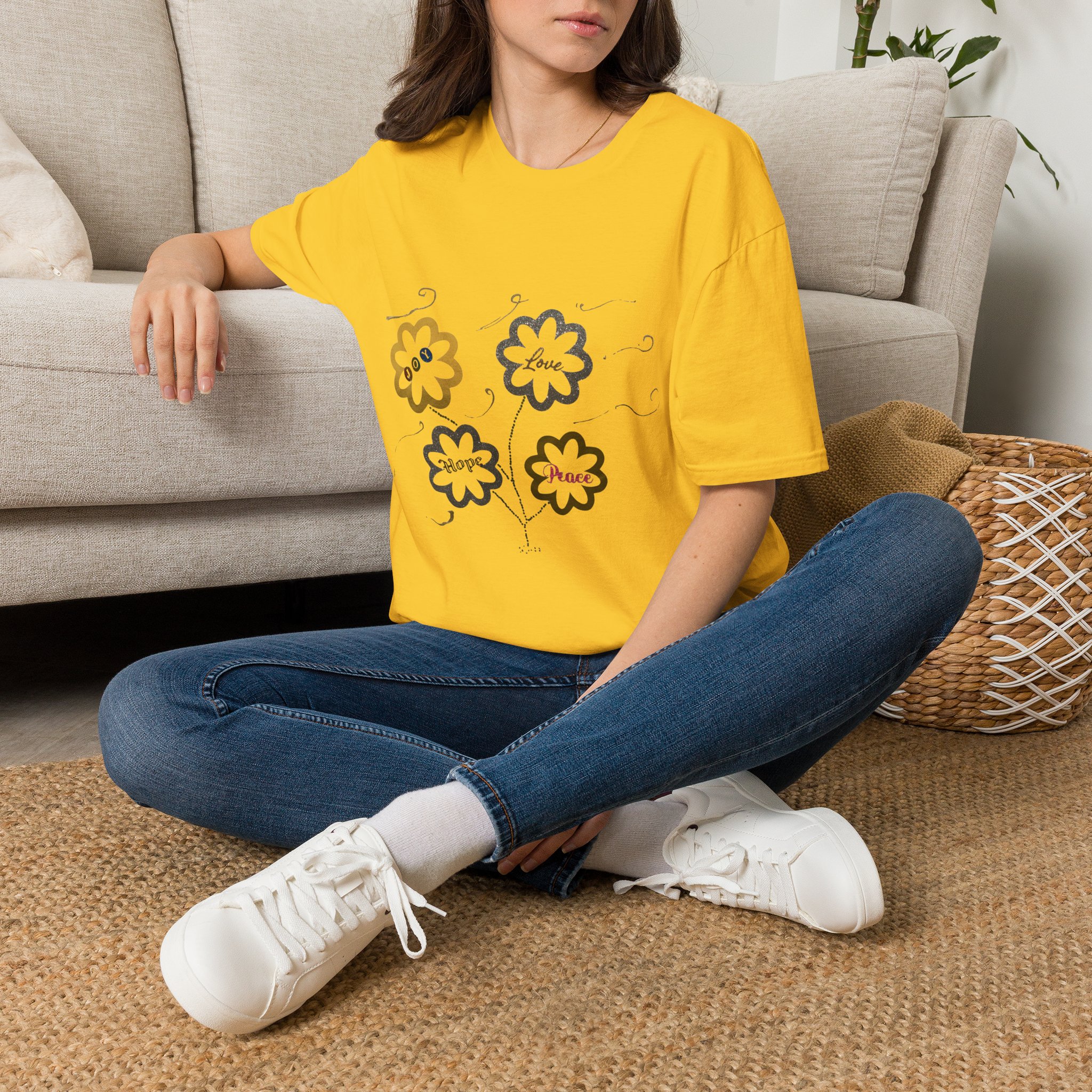 daisy love flower graphic t shirt daisy love flower graphic t shirt