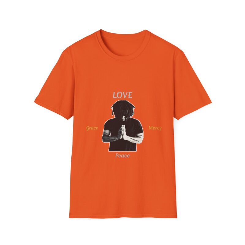 love prayer graphic t shirt — meditative streetwear tee
