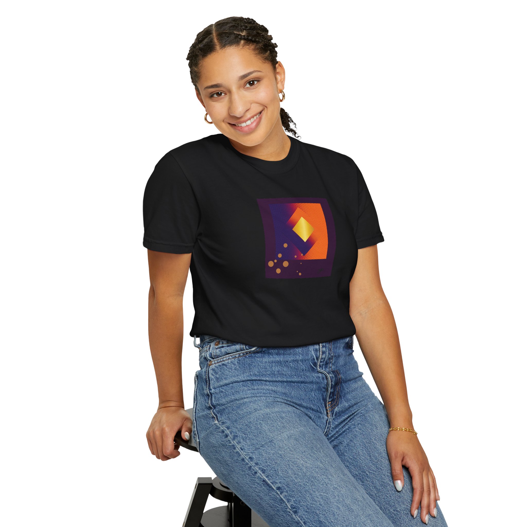 squares graphic t shirt — minimal geometric tee squares graphic t shirt — minimal geometric tee